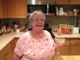 Sampling Bruce's gin martini