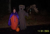 Nitzie and Bruce on Halloween