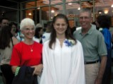 Em Graduation with Mom and Dad