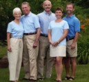 Mom, Dad, Michael, Kathy, Bruce at Mom & Dad's 50th