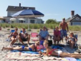 The crew at Rye Beach