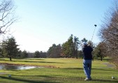 Pete chases Bob off 12th tee