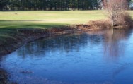 Signs of December on the 3rd hole