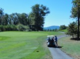 Mt Wachussett backdrop on par 3