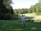 Tim on Hole #4 - 370 yards - par 4 - Dare