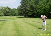 Birthday Boy on 11th tee - Prarie