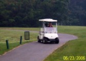 Blurry, yes. Paul in a cart, YES!