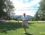 Bridgton - Dad on the 1st tee