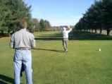 Pete on 5th tee