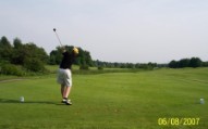 Bob on 12 - low left but ended up nice, in fairway