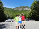 Bruce Emily and Nate before the hike