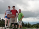 The crew on West Baldpate summit