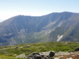 From right - Baxter Peak, South Peak, Knife's Edge, Chimney Peak, Pamola Peak