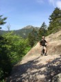 Bruce on Carter Ledge trail headed up Mt Chocorua