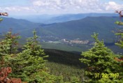 The only view off the Mt Field summit - Mt Washington Hotel in background