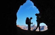 Ed and I in a cave shooting out at Tal and Nate