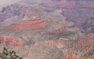 Hance Creek Canyon far right, Horseshoe Mesa center