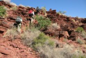 Bruce leads the finding of the cairns