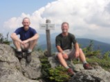 Nate and Bruce on Goose Eye summit