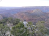 Ed in waning light on rim