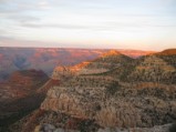 Sunset on the rim