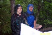 Dan and Nate near the start of the hike on Hancock Notch Trail