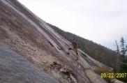 Nate at Shining Rock on Fallling Waters Trail