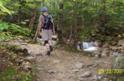 Nate early on the Falling Waters Trail