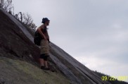 Nate on incredible expanse of Shining Rock