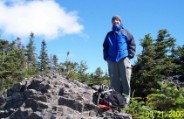 Nate on Mt Flume summit