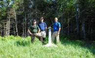 Boys on Monument Peak...mile marker 450