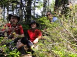 Boys on East Kennebego summit