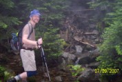 Descent on Gorge Brook Trail