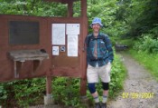 Nate at the trail head