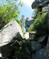 Needles Eye - after exit, next segment to summit