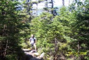 Bruce on a sunny corner on the Mt Osceola Trail