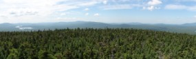 South from Stratton summit - panorama