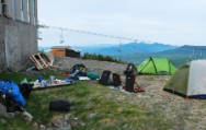 Breakfast spread on Sugarloaf