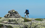 Nate approaches summit of The Horn