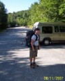 Bruce with a 35lb pack ready to assault Mt Tecumseh