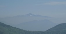 Snow fields on Mt Washington