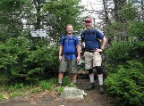 Bruce and Nate and Waumbek summit, 4006 feet.