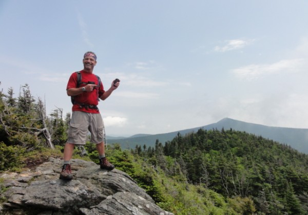 Mendon Bushwhack 6-23-13 Bruce and Nate bushwhack Mendon Peak in VT, another wet start but pleasant finish and this summit leaves only 2 to go...