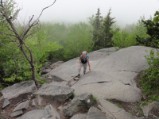 Monadnock Hike - R on the slabs