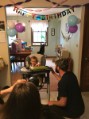 Blowing out candles