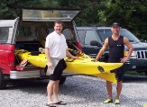 Steve & Bruce ready to kayak