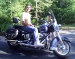 Ed on his Heritage Softail Classic