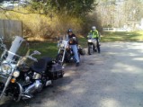 John and Dan on early spring ride 4-3