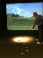 Pete and I play some virtual golf in anticipation of the warm season