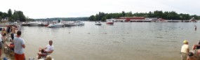 Beach side Reggae Fest view panorama